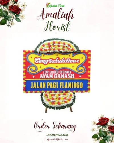 Bunga Papan Congratulation di Bukian